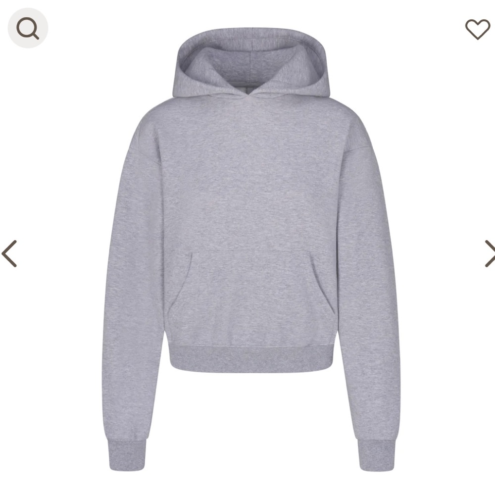 SKIMS COTTON FLEECE hoodie